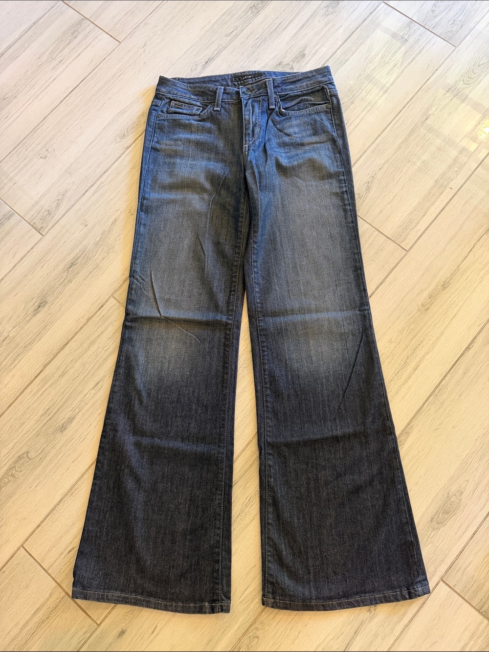 Joe's Jeans Dark Blue Wide-Leg Flare Jeans